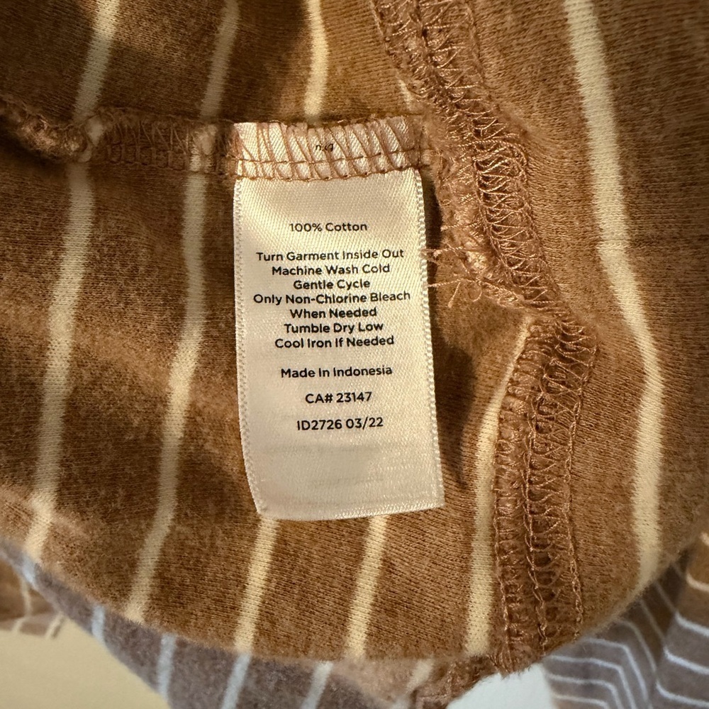 Haven Well Within Striped Cowl Neck Pullover Sweater Size L - Picture 6 of 8
